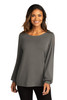 Port Authority ® Ladies Luxe Knit Jewel Neck Top. LK5600 Sterling Grey