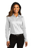 Port Authority® Ladies Long Sleeve SuperPro™React™Twill Shirt. LW808 White XS