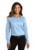 Port Authority® Ladies Long Sleeve SuperPro™React™Twill Shirt. LW808 Cloud Blue