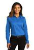 Port Authority® Ladies Long Sleeve SuperPro™React™Twill Shirt. LW808 Strong Blue