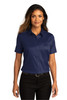 Port Authority® Ladies Short Sleeve SuperPro™React™Twill Shirt. LW809 True Navy