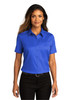 Port Authority® Ladies Short Sleeve SuperPro™React™Twill Shirt. LW809 True Royal