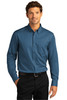 Port Authority® Long Sleeve SuperPro™ React™ Twill Shirt. W808 Regatta Blue