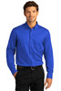 Port Authority® Long Sleeve SuperPro™ React™ Twill Shirt. W808 True Royal