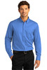 Port Authority® Long Sleeve SuperPro™ React™ Twill Shirt. W808 Ultramarine Blue
