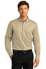 Port Authority® Long Sleeve SuperPro™ React™ Twill Shirt. W808 Wheat