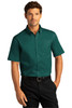 Port Authority® Short Sleeve SuperPro™ React™ Twill Shirt. W809 Marine Green