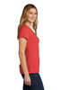 Port & Company ® Ladies Tri-Blend V-Neck Tee. LPC330V Bright Red Heather Side