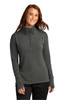 Sport-Tek® Ladies Sport-Wick® Flex Fleece 1/4-Zip. LST561 Dark Grey Heather
