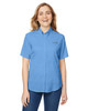 Columbia Ladies' Tamiami II Short-Sleeve Shirt 7277 Whitecap Blue
