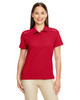 Core 365 Ladies' Radiant Performance Piqué Polo with Reflective Piping 78181R Classic Red