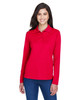 Core 365 Ladies' Pinnacle Performance Long-Sleeve Piqué Polo