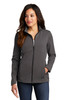 OGIO ® Ladies Exaction Soft Shell Jacket. LOG725 Tarmac Grey