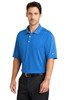 ike Dri-FIT Cross-Over Texture Polo.  349899 New Blue Alt