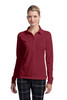 Nike Ladies Long Sleeve Dri-FIT Stretch Tech Polo. 545322 Varsity Red