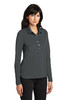 Nike Ladies Long Sleeve Dri-FIT Stretch Tech Polo. 545322 Anthracite Alt