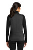 Nike Ladies Dri-FIT 1/2-Zip Cover-Up. 578674 Anthracite Heather/ Black Back