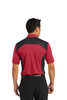 Nike Dri-FIT Engineered Mesh Polo. 632418 Gym Red/ Black Back