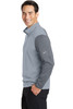 Nike Dri-FIT Fabric Mix 1/2-Zip Cover-Up.  746102 Cool Grey/ Dark Grey Side