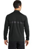 Nike Dri-FIT Fabric Mix 1/2-Zip Cover-Up.  746102 Black/ Black Back
