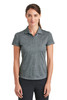 Nike Ladies Dri-FIT Crosshatch Polo. 838961 Cool Grey/ Anthracite