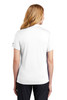Nike Ladies Dri-FIT Hex Textured V-Neck Top. NKAA1848 White Back