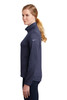 Nike Ladies Therma-FIT Full-Zip Fleece. NKAH6260 Midnight Navy Side