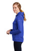 Nike Ladies Therma-FIT Full-Zip Fleece Hoodie. NKAH6264 Game Royal Side