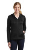 Nike Ladies Therma-FIT Full-Zip Fleece Hoodie. NKAH6264 Black