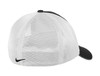 Nike Dri-FIT Mesh Back Cap. NKAO9293 Black/ White Back