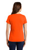 Nike Ladies Core Cotton Scoop Neck Tee. NKBQ5236 Brilliant Orange Back