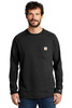 Carhartt Force ® Cotton Delmont Long Sleeve T-Shirt. CT100393 Black