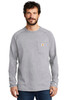 Carhartt Force ® Cotton Delmont Long Sleeve T-Shirt. CT100393 Heather Grey