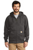 Carhartt ® Rain Defender ® Paxton Heavyweight Hooded Zip-Front Sweatshirt. CT100614 Carbon Heather