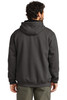 Carhartt ® Rain Defender ® Rutland Thermal-Lined Hooded Zip-Front Sweatshirt. CT100632 Carbon Heather Back