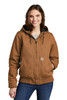 Carhartt® Women's Washed Duck Active Jac. CT104053 Carhartt Brown