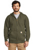 Carhartt ® Midweight Hooded Zip-Front Sweatshirt. CTK122 Moss