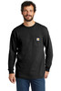 Carhartt ® Workwear Pocket Long Sleeve T-Shirt. CTK126 Black