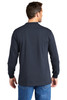 Carhartt® Long Sleeve Henley T-Shirt CTK128 Navy  Back