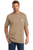 Carhartt ® Workwear Pocket Short Sleeve T-Shirt. CTK87 Desert