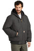 Carhartt ® Quilted-Flannel-Lined Duck Active Jac. CTSJ140 Gravel  Alt