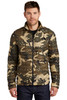 The North Face ® ThermoBall ™  Trekker Jacket. NF0A3LH2 Burnt Olive Green Woodchip Camo Print