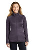The North Face ® Ladies Canyon Flats Stretch Fleece Jacket. NF0A3LHA Dark Eggplant Purple Heather