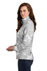 The North Face ® Ladies ThermoBall ™ Trekker Jacket. NF0A3LHK TNF White Woodchip Print  Side