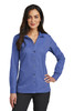 Red House®  Ladies Nailhead Non-Iron Shirt. RH470 Mediterranean Blue