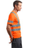 CornerStone® - ANSI 107 Class 3 Short Sleeve Snag-Resistant Reflective T-Shirt. CS408 Safety Orange Side