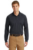 CornerStone® - Select Long Sleeve Snag-Proof Tactical Polo. CS410LS Charcoal XS