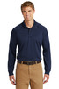 CornerStone® - Select Long Sleeve Snag-Proof Tactical Polo. CS410LS Dark Navy XS