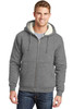 CornerStone® Heavyweight Sherpa-Lined Hooded Fleece Jacket. CS625 Grey