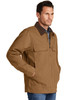 CornerStone® Washed Duck Cloth Chore Coat. CSJ50 Duck Brown Alt